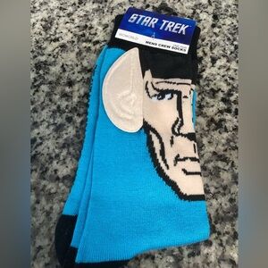 NWT Spock Star Trek Socks Men’s 9-12